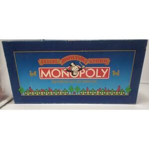 Vintage 1984 Deluxe Anniversary Edition Monopoly PRE-OWNED & COMPLETE